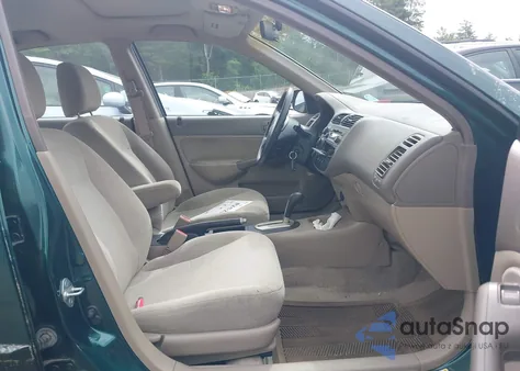 2001 Honda Civic Ex из США, поврежденный, VIN 2HGES267X1H515389